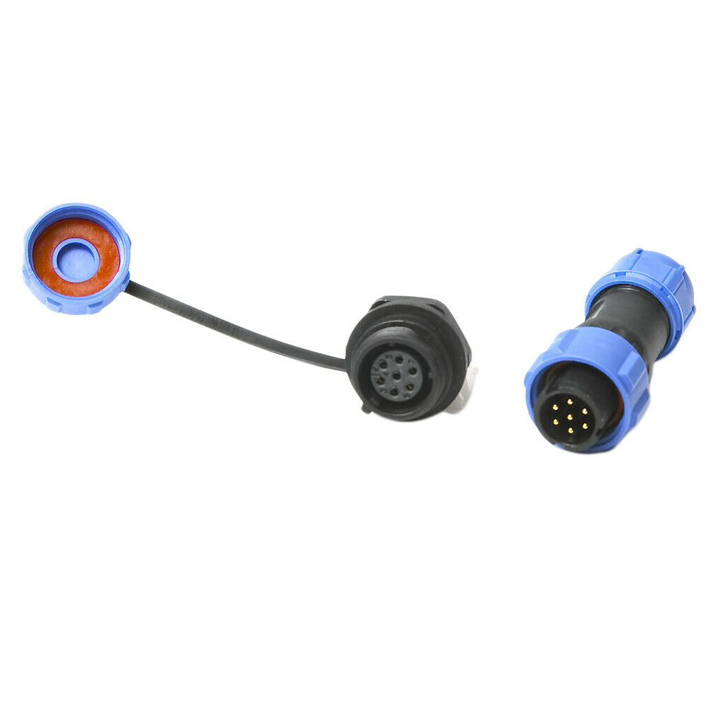 IP68 Waterproof Aviation Circular Air Plug Socket LED Connector 7 Pin