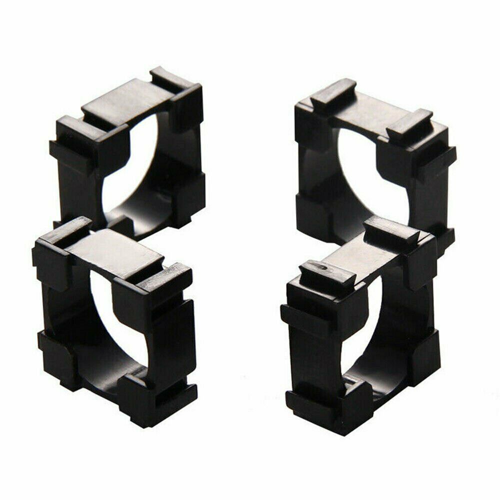 100x 18650 Battery Cell Holder Safety Spacer Radiating Shell Storage Bracket BK