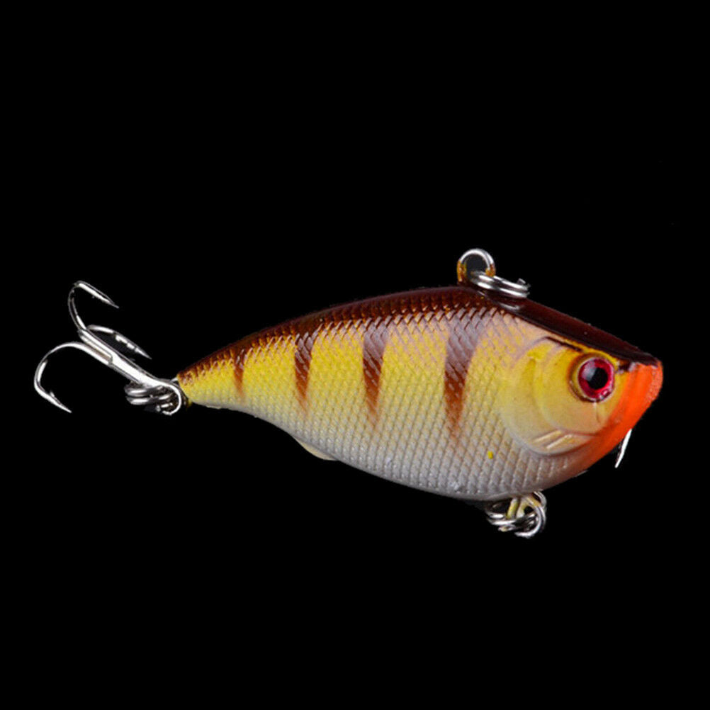 Lot 5Pcs Fishing Lures Kinds Of Minnow Fish Bass Tackle Hook Baits Crankbait ADD