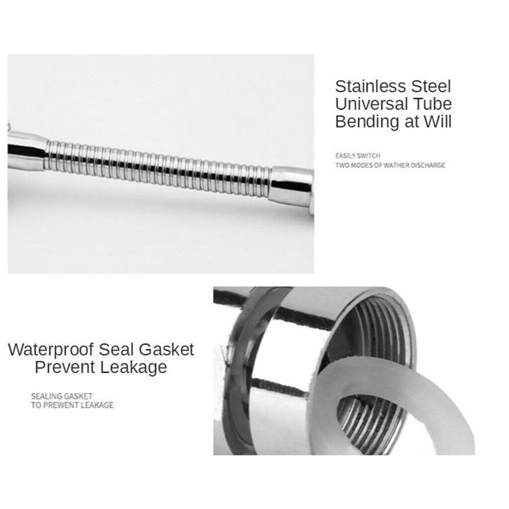 Faucet Sprayer Universal Long Neck Faucet Extension Filter Head Adapter