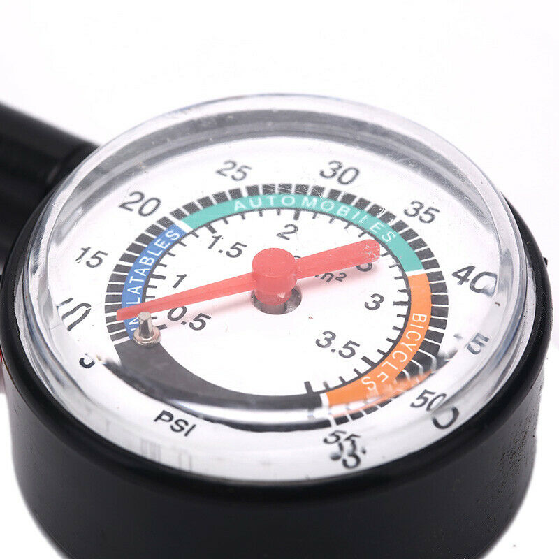 Car Motorcycle 0-50 psi Dial Wheel Tire Tyre Gauge Meter Pressure Measure.l8
