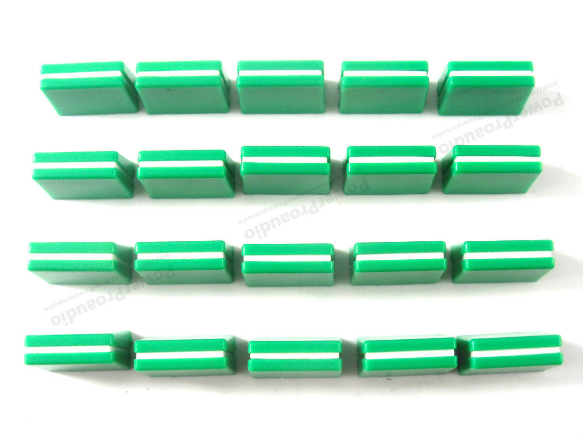 50PCS GREEN FOR PIONEER FADER CROSSFADER KNOB DJM800 DJM700 DAC2371