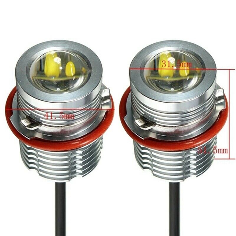2Pcs LED Headlight Angel Eyes Bulb Marker Error Free for  5 6 7 X3 X5 Series EJ7