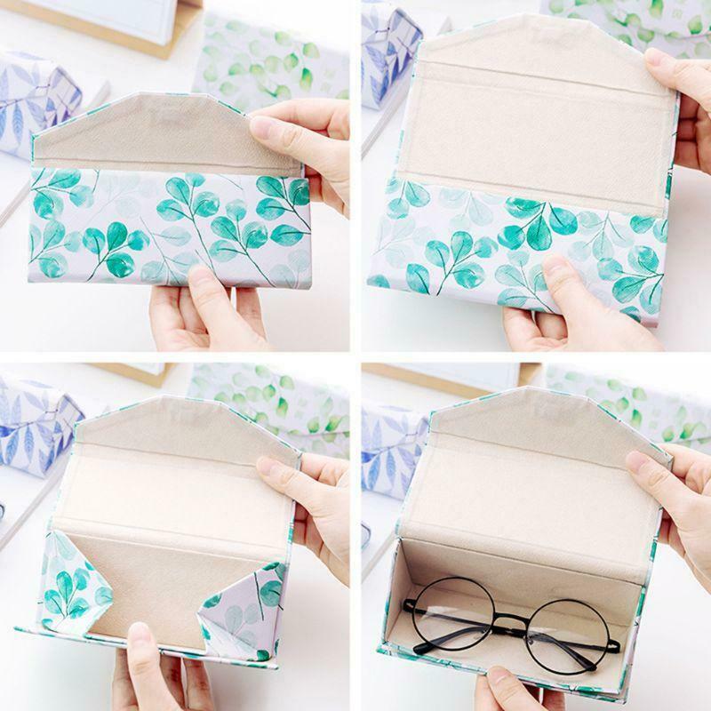 Folding Glasses Box Women Girls Small Fresh Simple Portable Students Myopia Sun