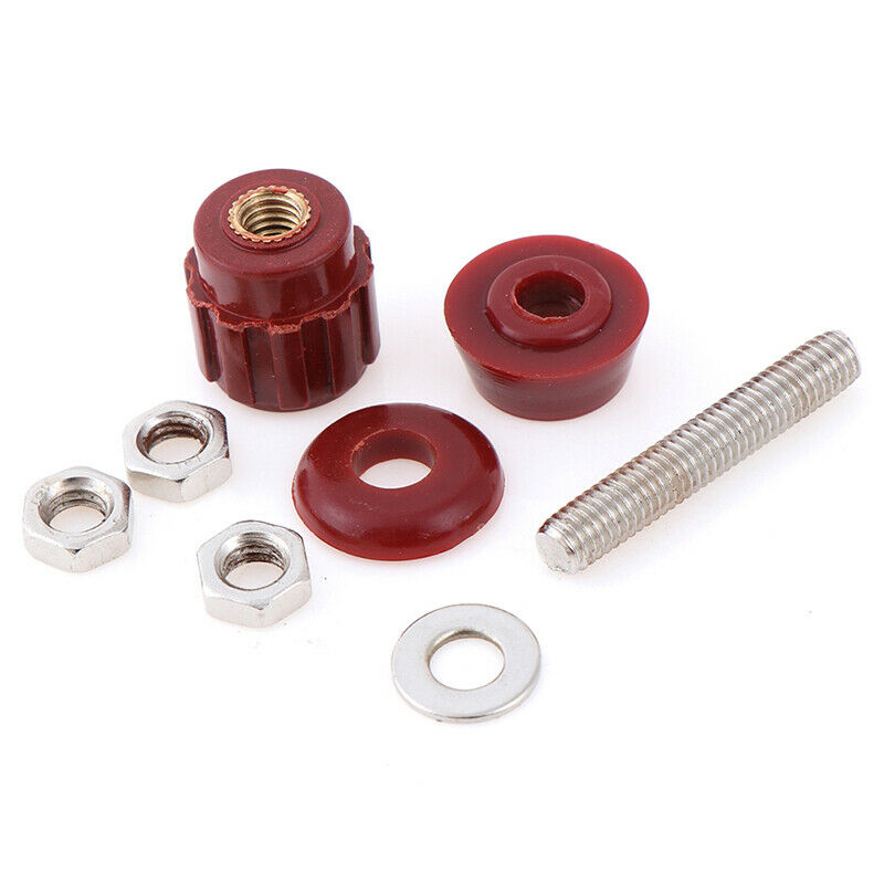 2pcs/set 5mm Red Black JS-107 Copper Posts Terminals  Power Adapter^JP WF