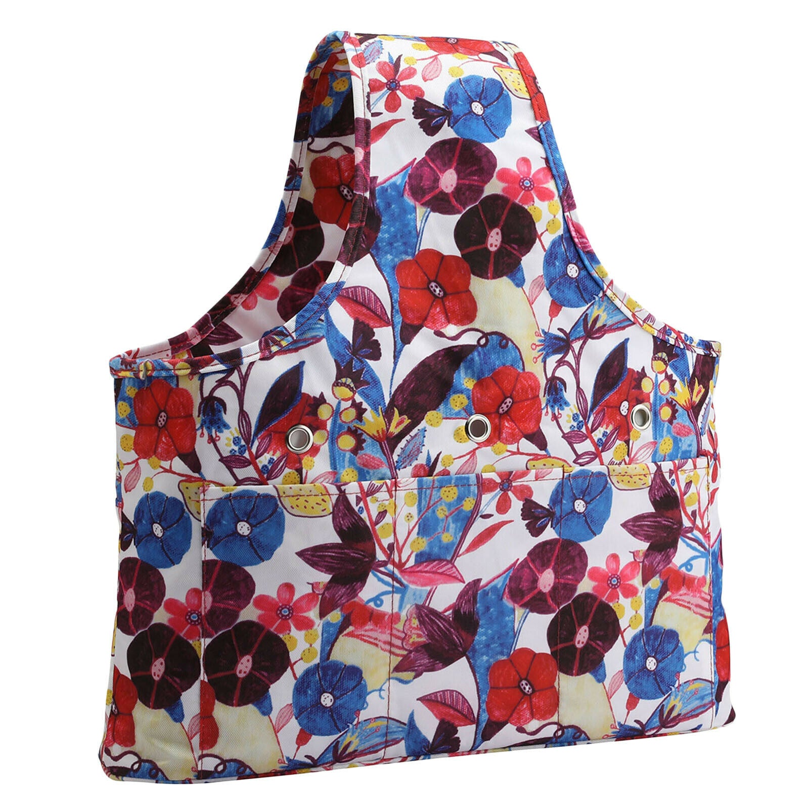 Travel Wrist Bag Knitting Tote Bag with Inner Dividers Unfinished Projects