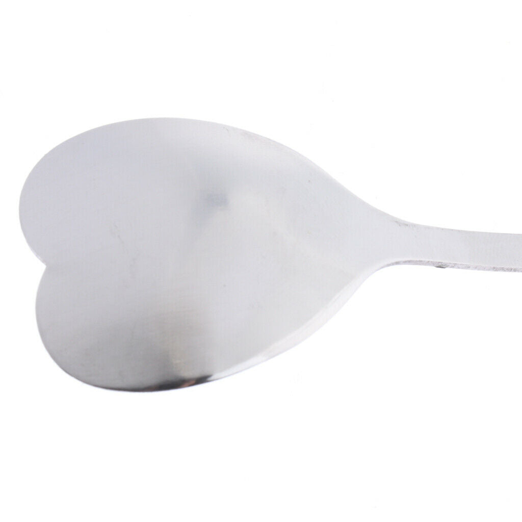 Set of 2 Food-Grade Stainless Steel Creative Coffee Spoons Tea Dessert Spoons