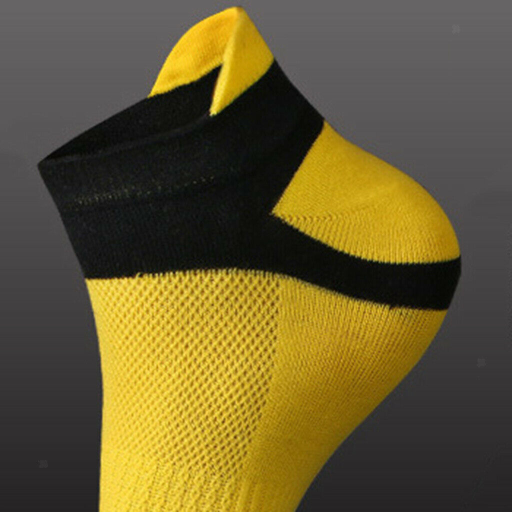 2 Pairs Soft Cotton Low Cut Toe Socks No Show Athletic Socks Casual Hosiery