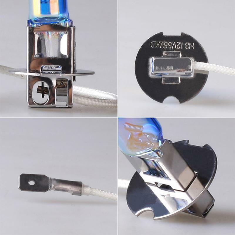 2x H3 White LED Bulbs Halogen Fog Driving Light Bulbs DRL Fog Light Bulbs