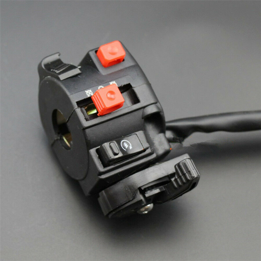 22mm 7/8"Motorcycle Handlebar Start Stop Headlight Hi/Low Throttle ON-Off Switch