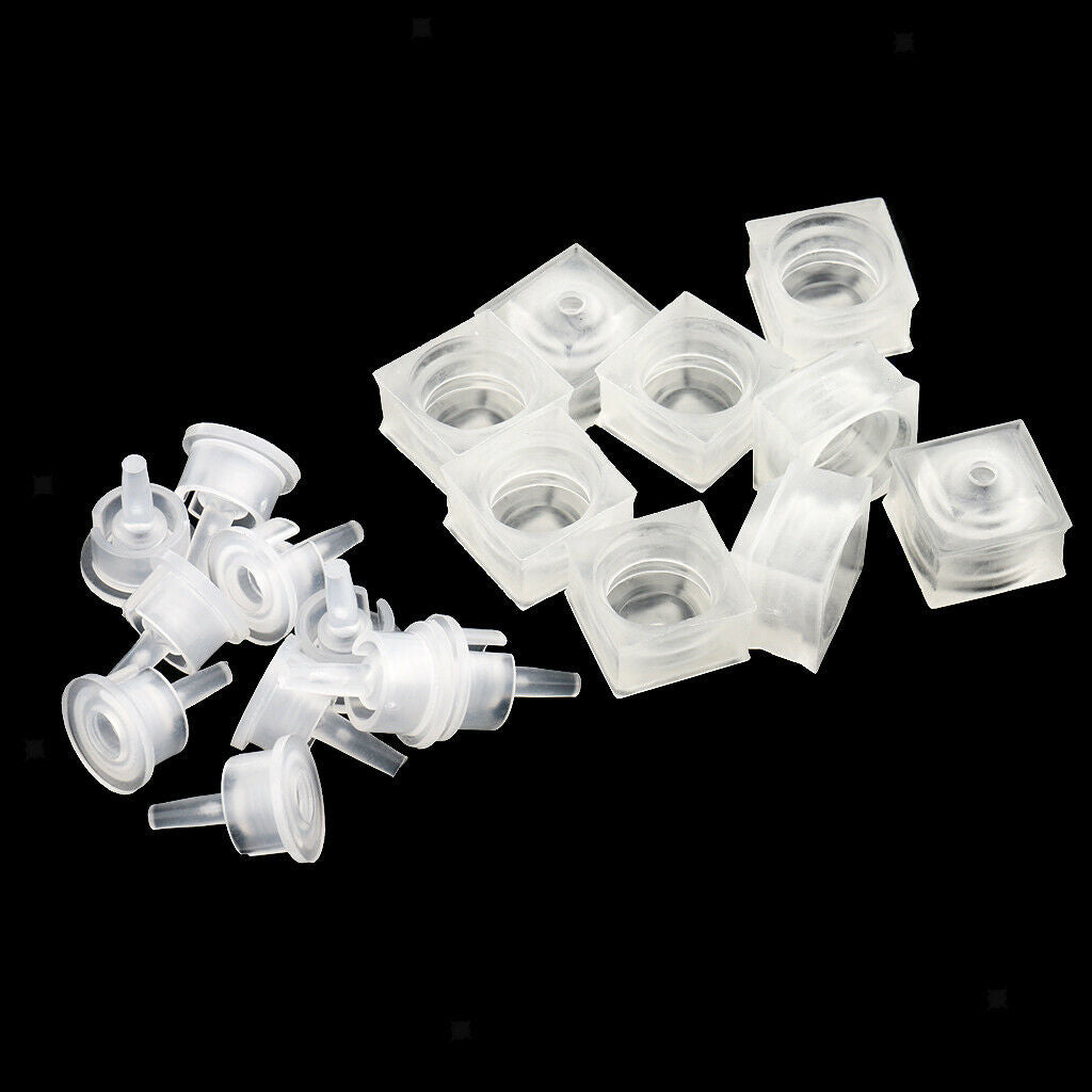 10 Pieces Disposable Sample Empty Plastic Cosmetic Makeup Bottles 5ml