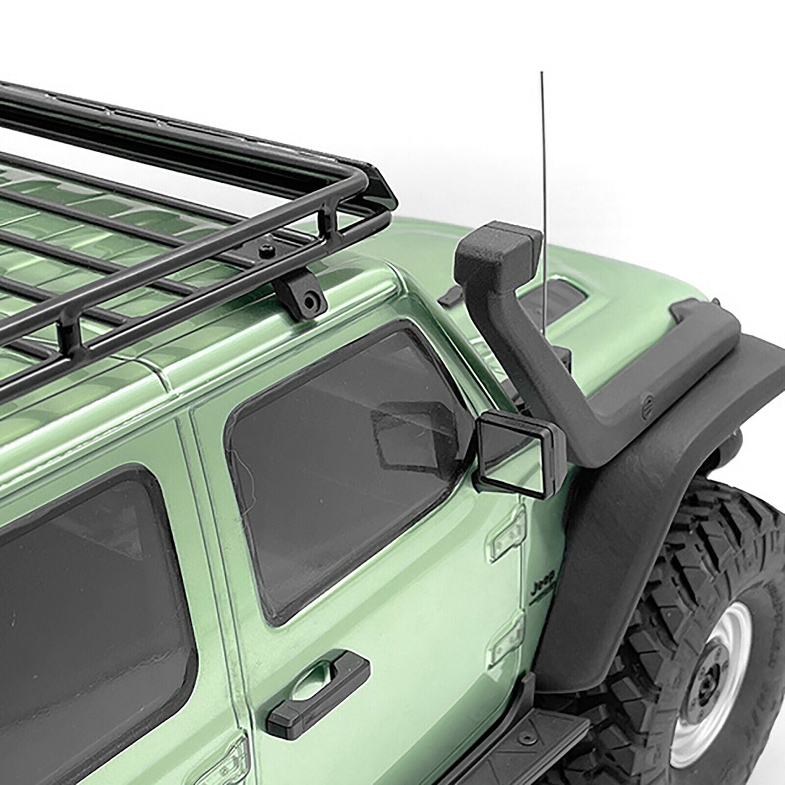 For RC Car AXIAL SCX10 III JEEP Wrangler Gladiator Rear View Lens Mirror Surface