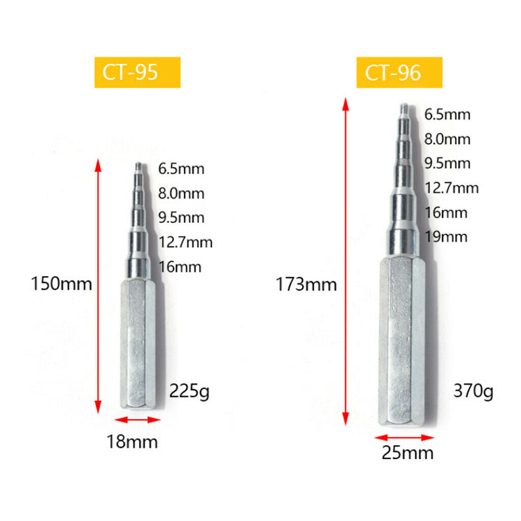 Alloy Steel Copper Pipe Manual Tube Expander Universal Install Repair Hand Tool
