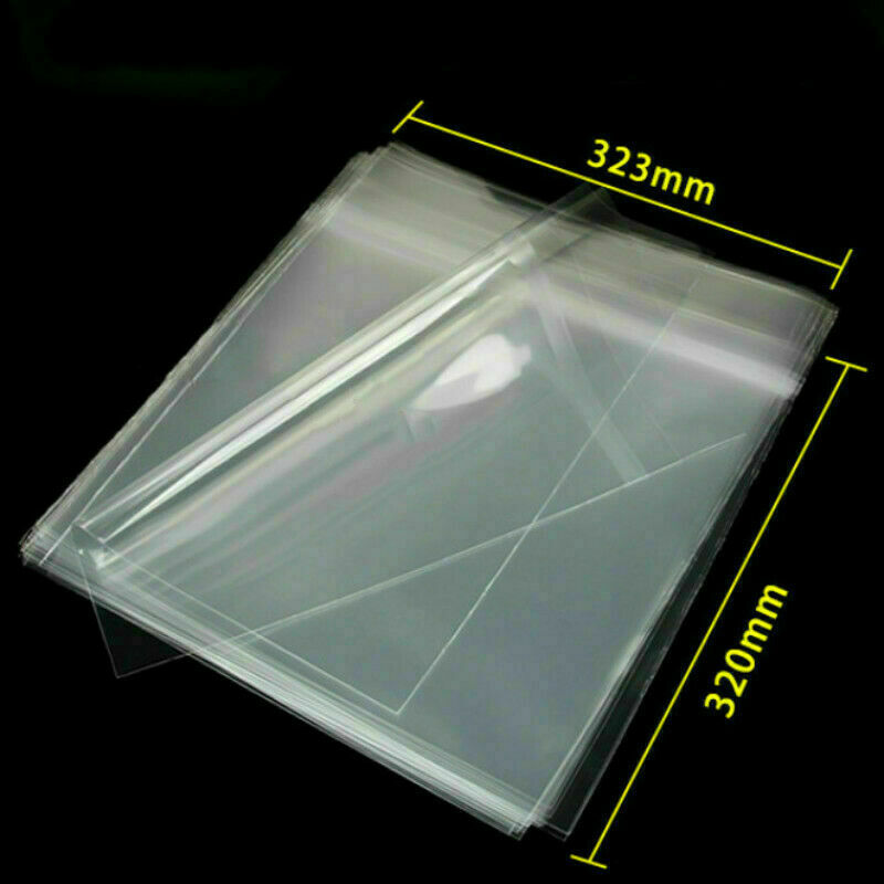 50pcs 12" Double LP Vinyl Record Sleeves Covers Album Outer Plastic Anti-Static