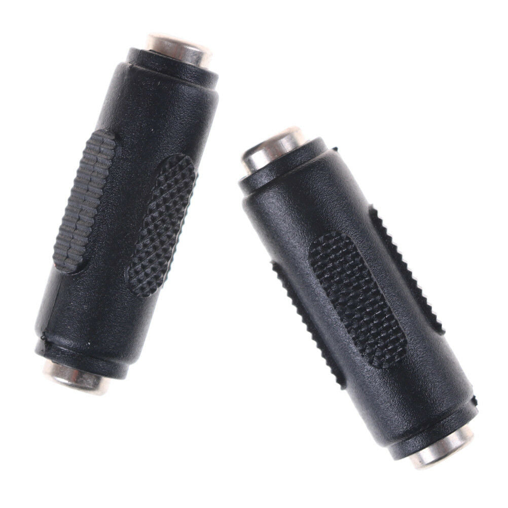 1 Pcs 2.1mm x 5.5mm Female to Female DC Power Socket Audio Adapter Connect.l8
