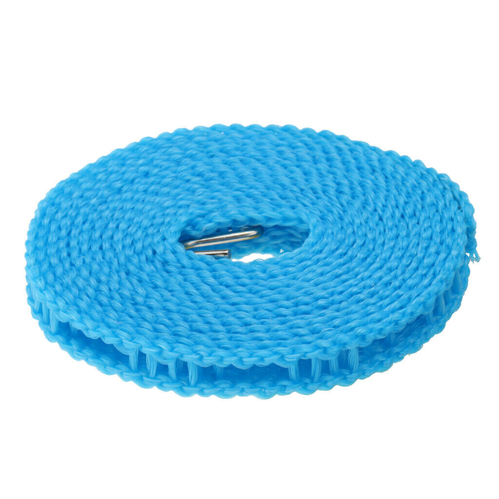 2 Pieces 16FT Travel Clothesline, Portable Windproof Anti-slip Clothes Line Rope