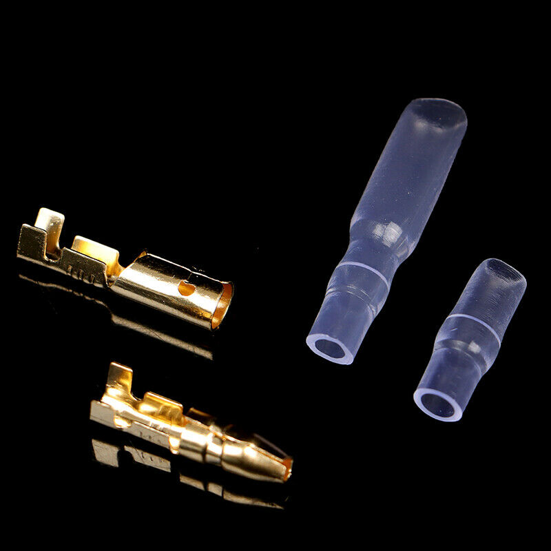 50Sets 4.0 Bullet Terminal Car Electrical Wire Connector Cold Press Termi.l8