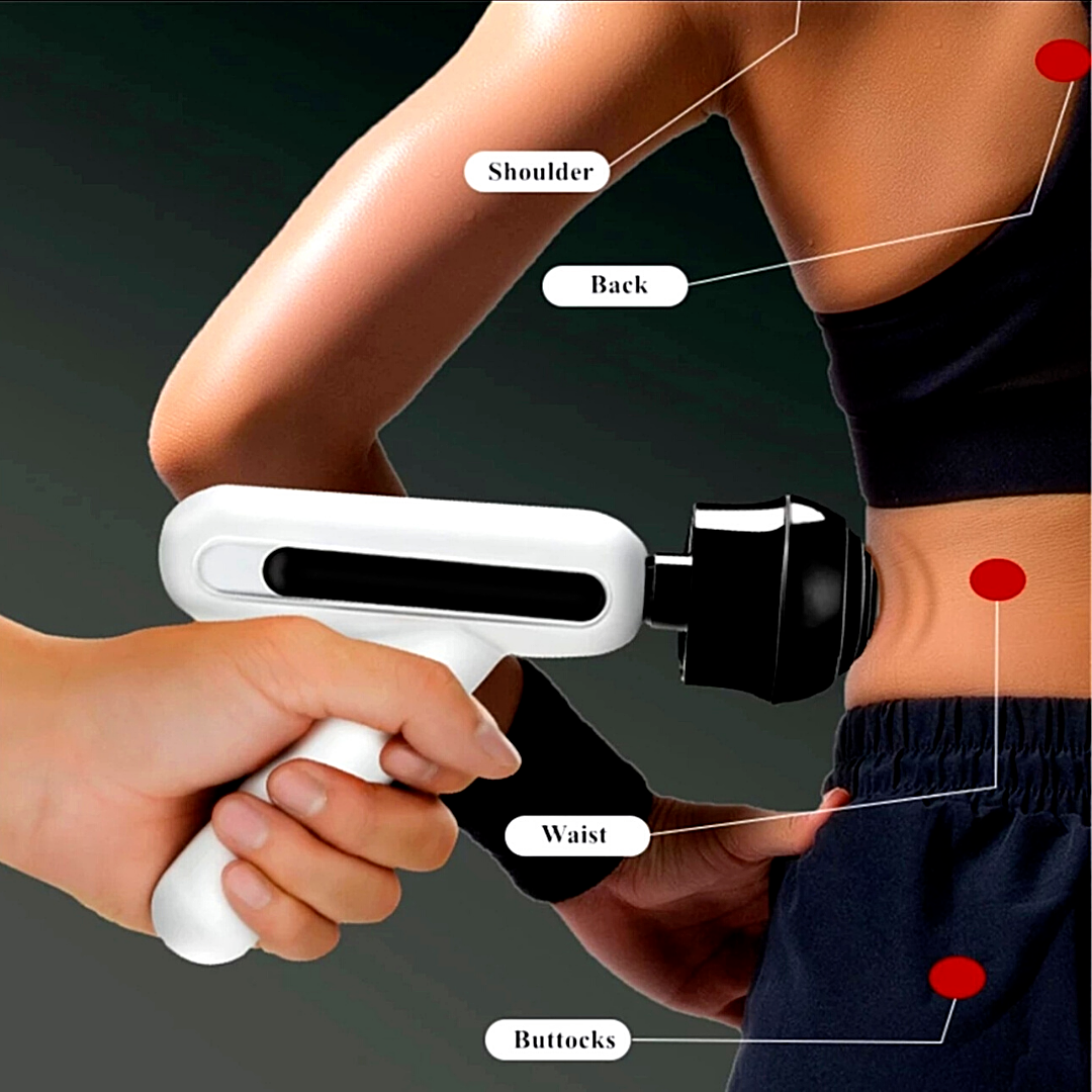 Massage Gun Touch Electric Massager Tissue Muscle Vibrating Relaxing Leg Body