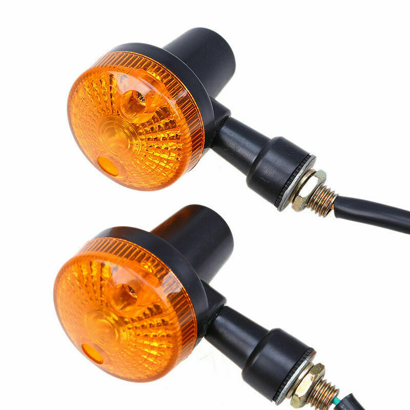 4pcs Black Turn Signal Dual Sports Motorcycle Dirtbike light blinker mx