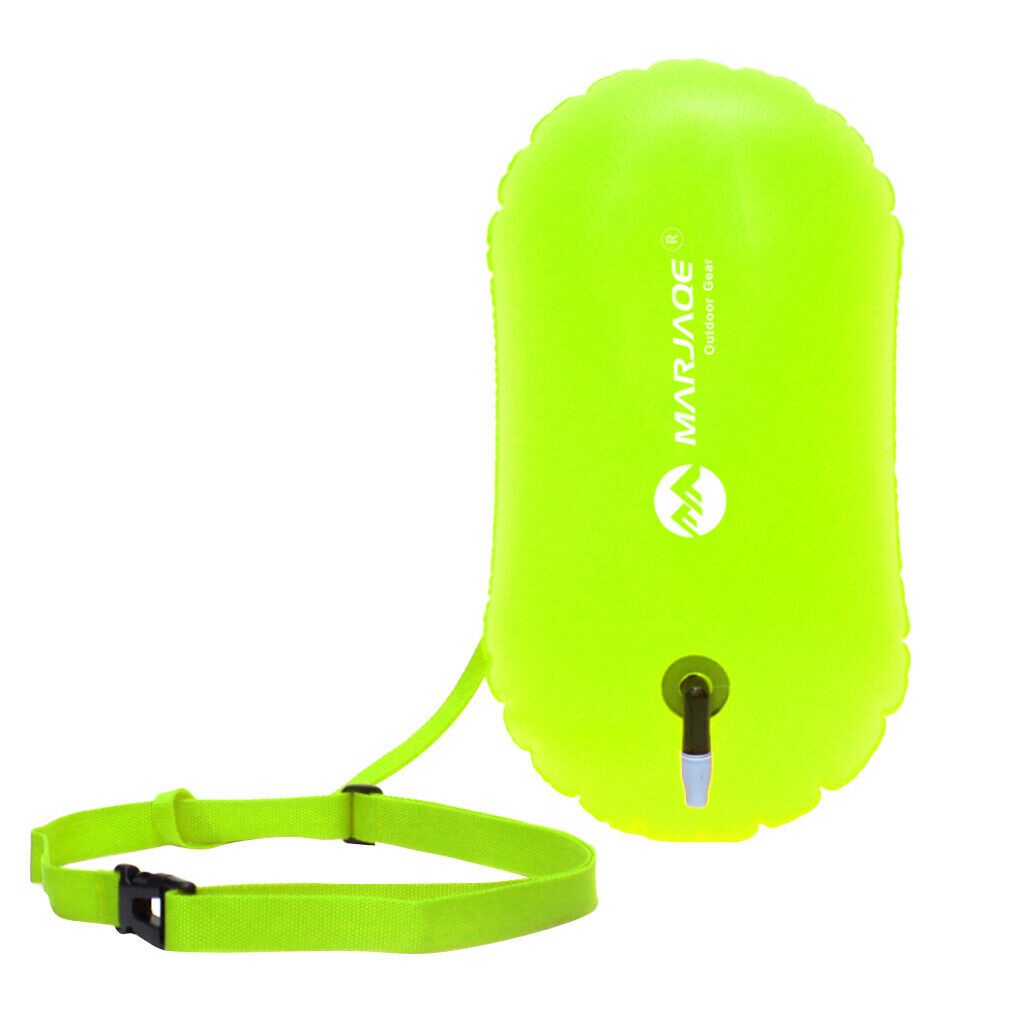 Swim Buoy - Waterproof, Floating & Inflatable - for Safe Swimming Training,