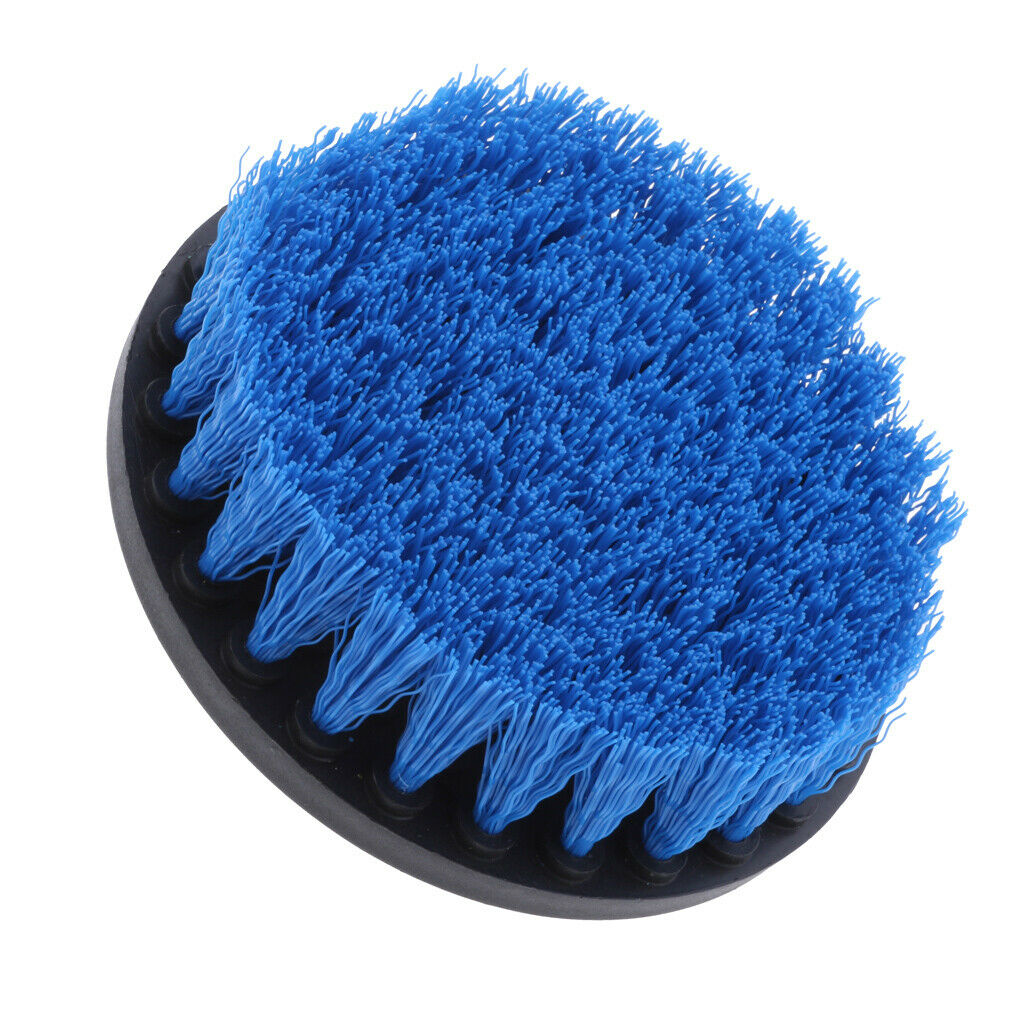 4Pcs Power Scrubber Cleaning Drill Brush Tub Cleaner 2,3.5,4,5inch, Blue