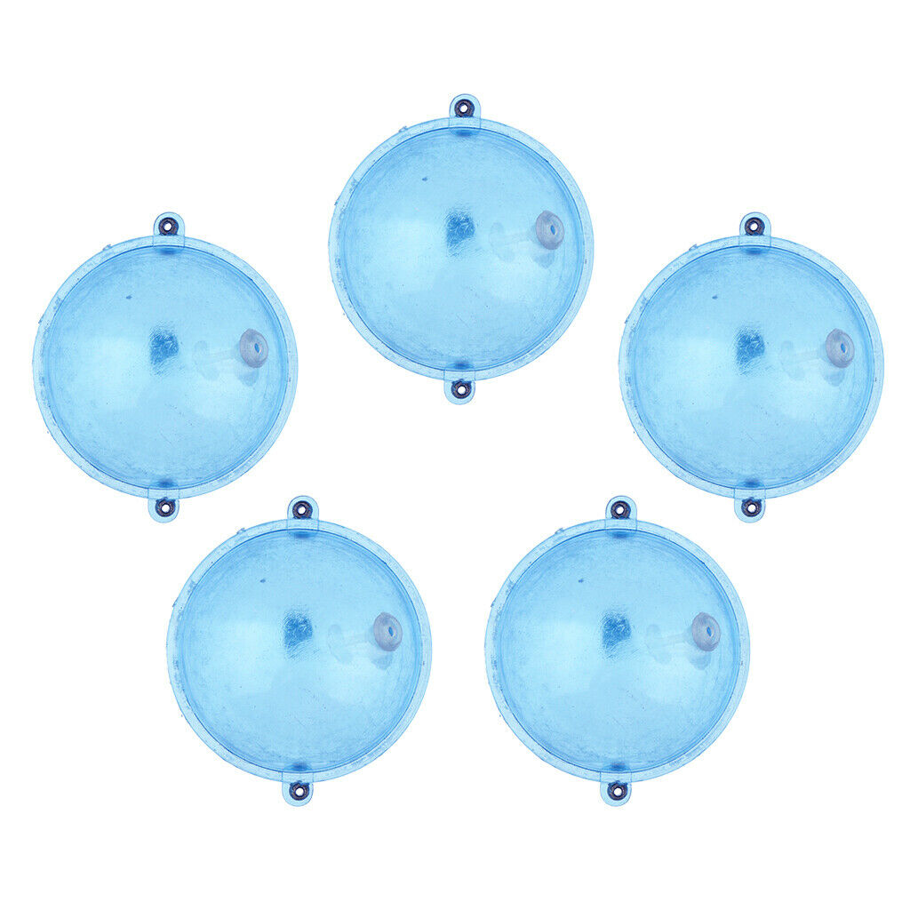 5x S + 5x L Round Fishing Bobber Water Bubble Floats Air-lock Fishing Tool