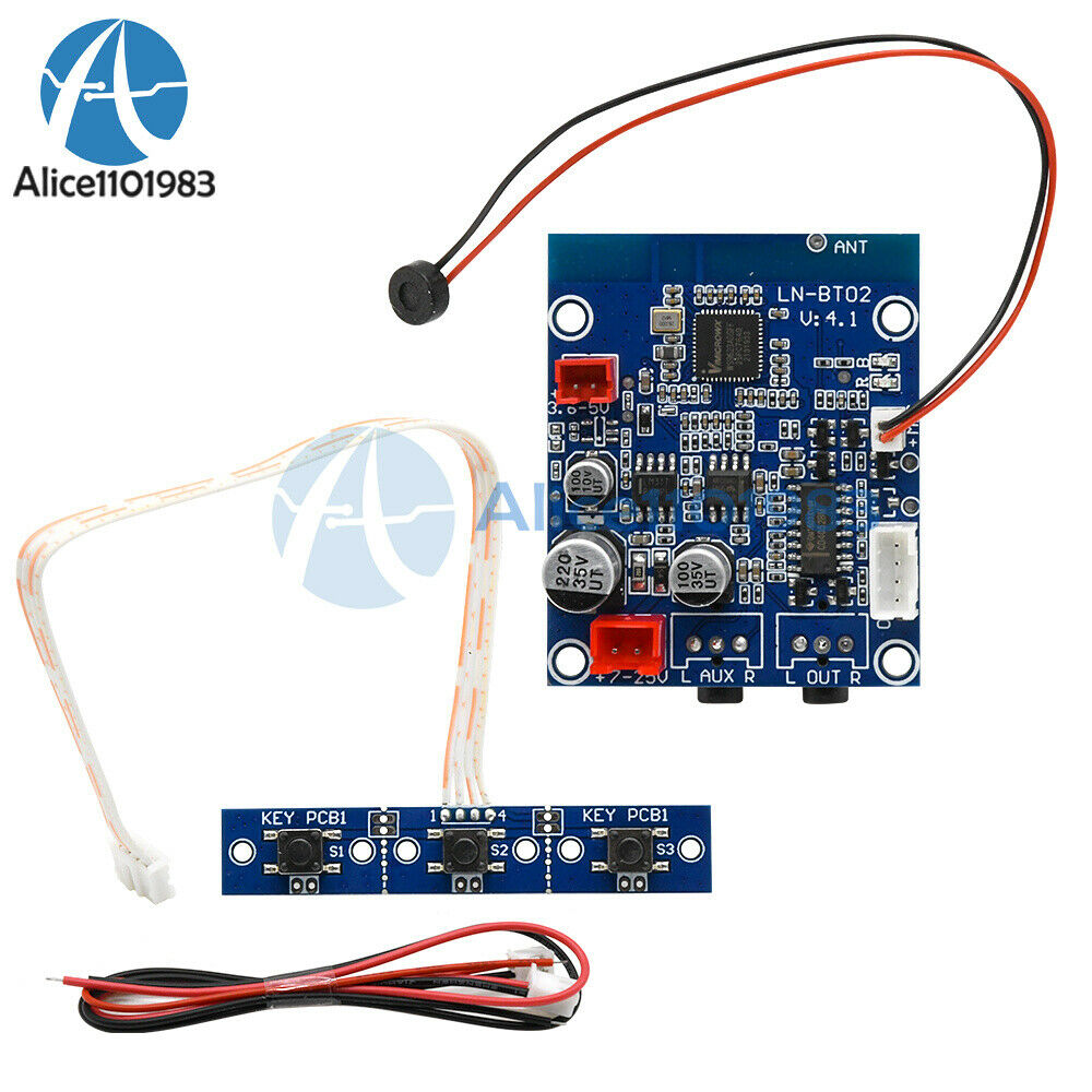 DC3.6-30V Car Bluetooth Audio Receiving Module 3.5MM Headphone Jack Input Output