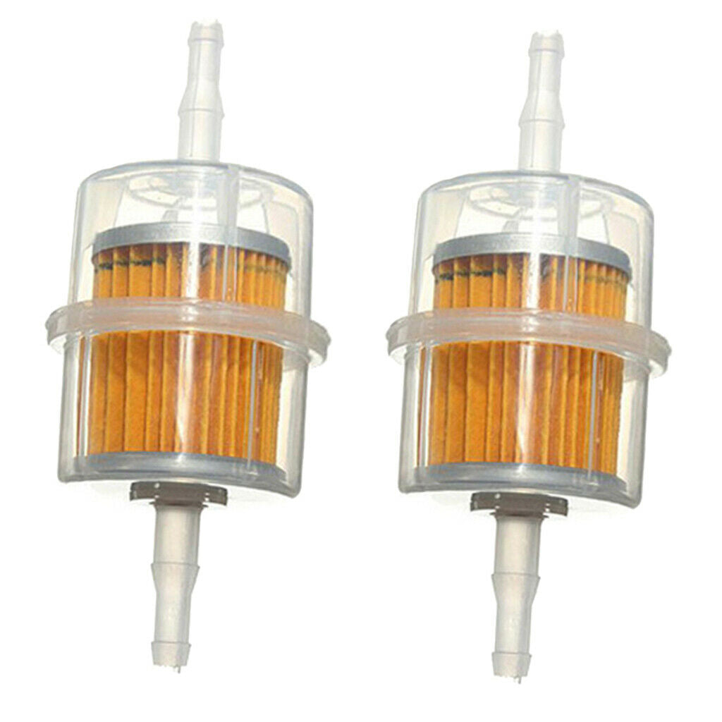2Pcs 6mm / 8mm Oil Filter Engine Oil Filter with Hose for 47cc 49cc Motorcycle