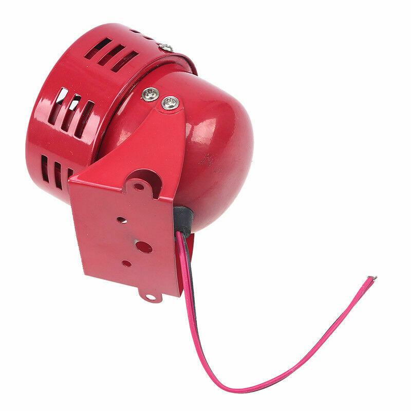 Car Truck Motorcycle Driven Red Air Raid Siren Horn Alarm Loud Speaker Durable