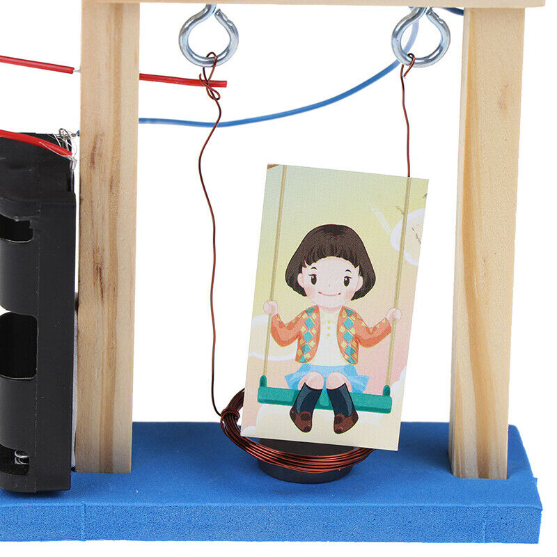Invention experiment wood electromagnetic science DIY swing set educational  Kt