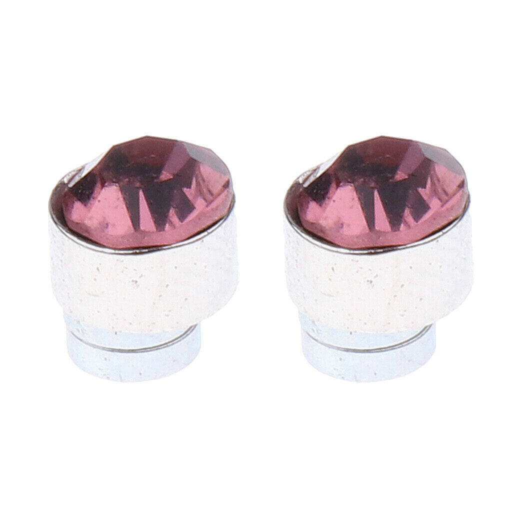 12 Colors Rhinestone Magnetic Earrings Non Piercing Set Womens Fashion