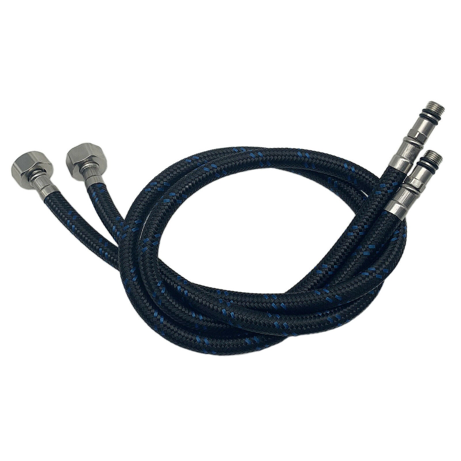 2Pcs Standard Faucet Connector Braided Supply Hose 80cm