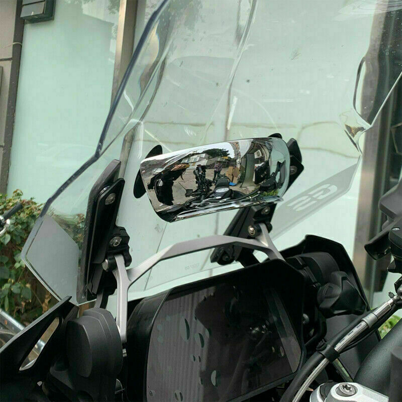 Motorcycle Blind Spot Mirrors 180+ Wide Angle Rearview Safety Auxiliary Mirror