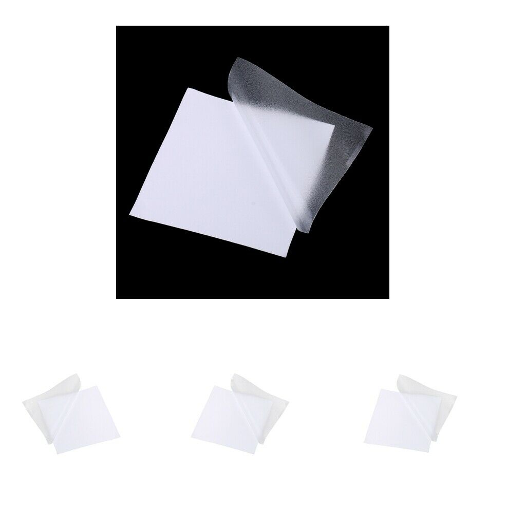 4 Pieces Clear Tent Repair Tape 2.8"x2.8" Invisible Waterproof Tenacious for