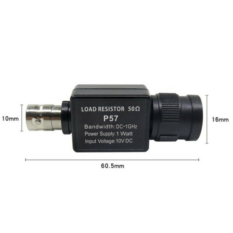 P57 Q9 Adapter 50Ohm Feed Through Terminator BNC Female Seat Connector 50KY P9L4