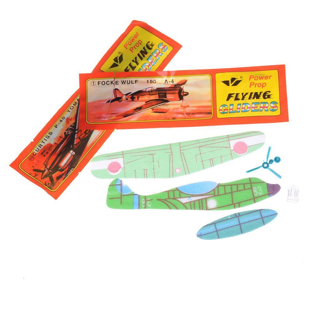 3Pcs DIY Flying Glider Planes Educational Toys For Children Hand Throwing Gif.DD