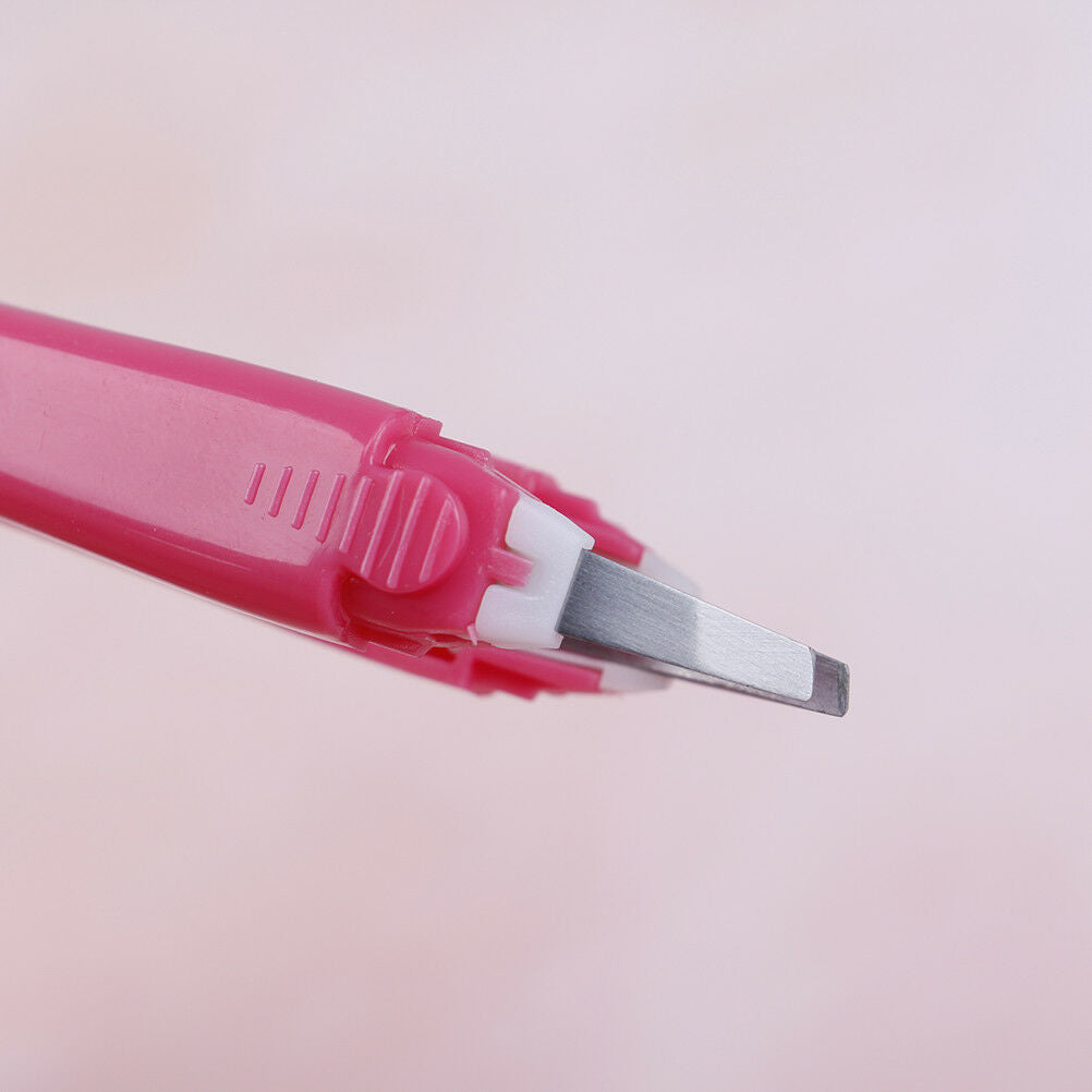 Matically retractable non-slip cosmetic eyebrow tweezers hair removal tools __WF