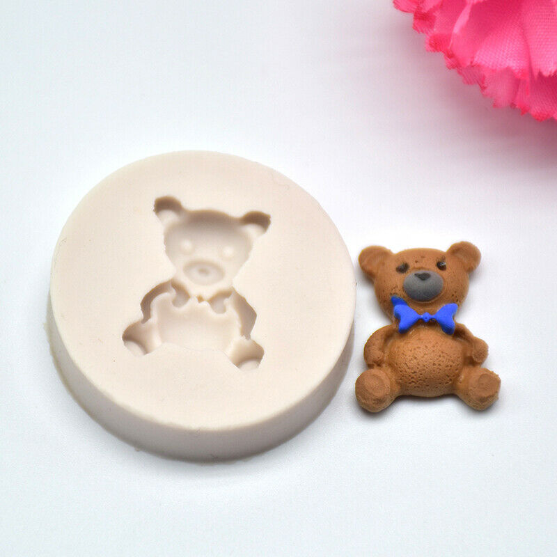 1pcs Bear Silicone Mold Mini Fondant Mold Cake Decorating Tools Chocolate MY1