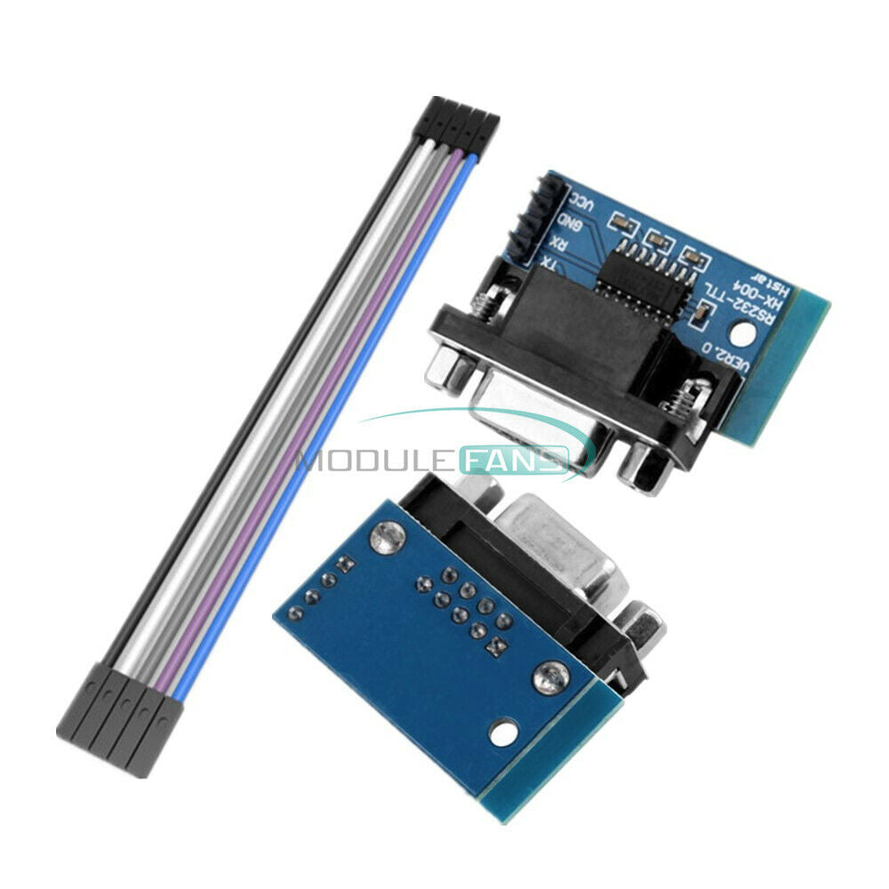 RS232 MAX3232 To TTL Connector Converter DB9 Connector+ 5PIN 20cm DuPont Cable