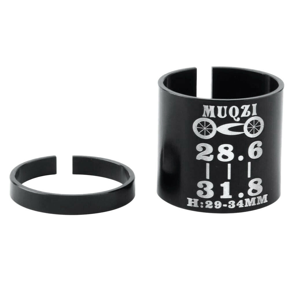 28.6mm to 31.8mm Bike Stem Shim Handlebar Size Reducer Adapter
