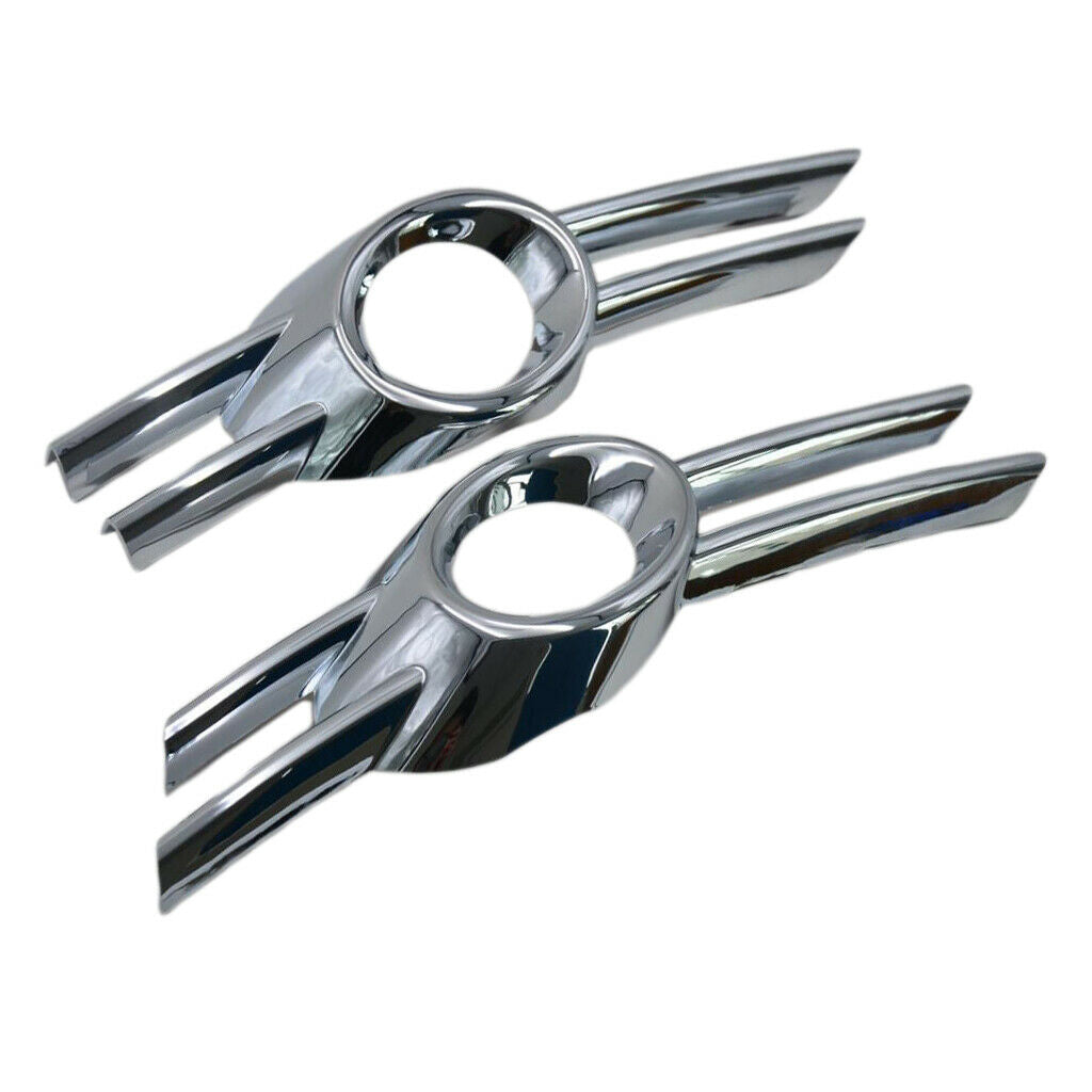 2 Sets Brand New Chrome Fog Light Cover Bumper Grille Trim for VW Passat CC