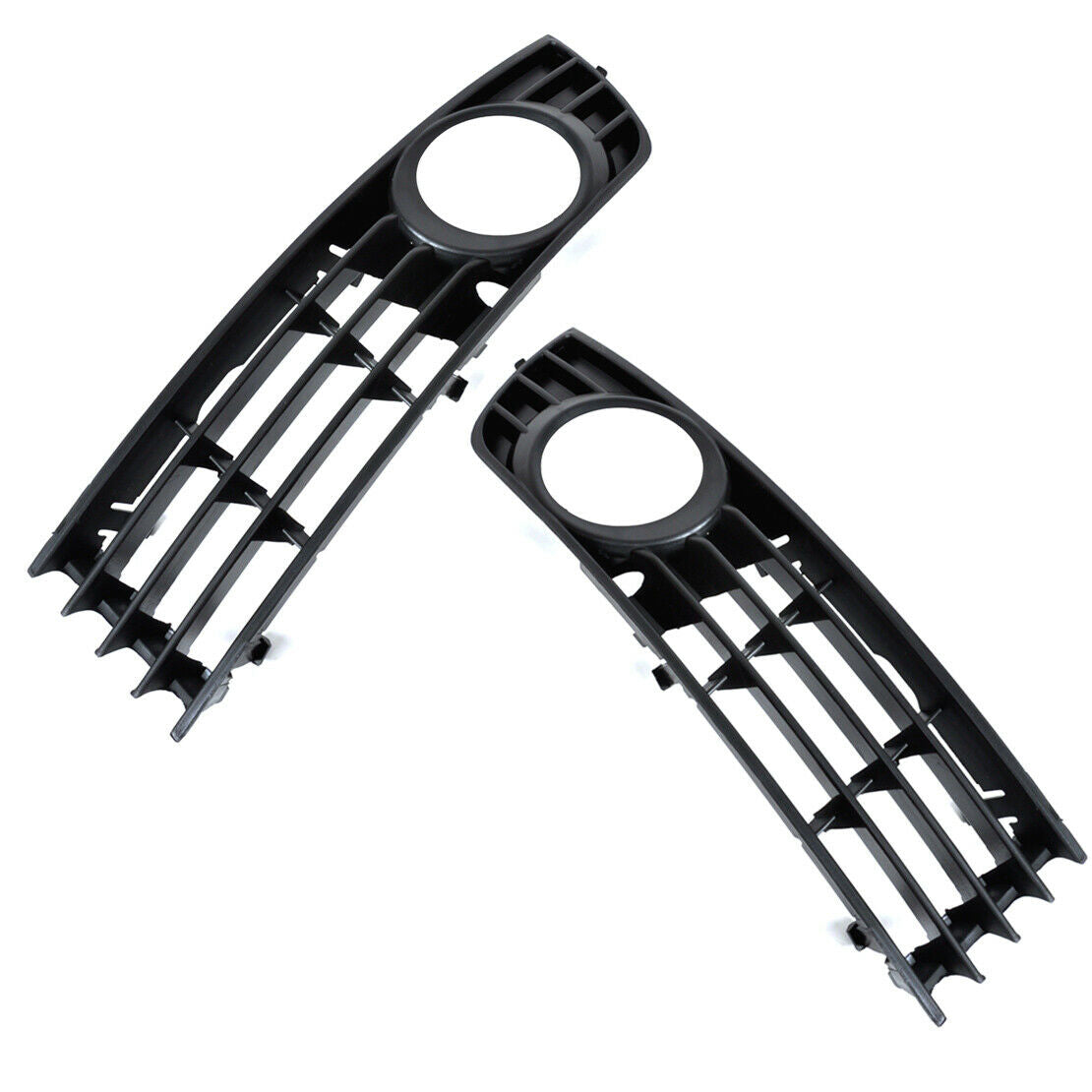 Grille Front L+R Bumper Fog Light Grille trim Fit for 02-05 Audi A4 B6 An