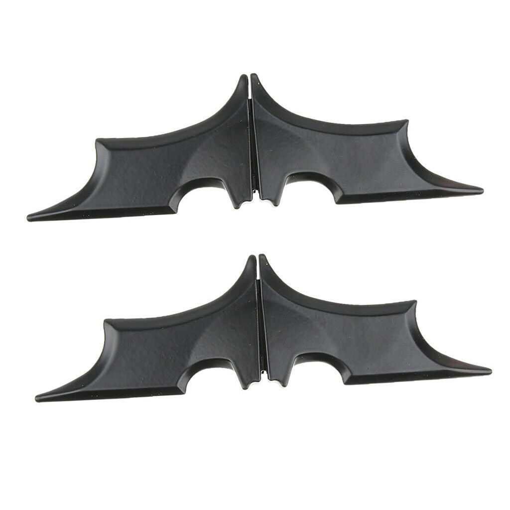 2pcs Cool Bat Shape Metal Money Clip Organizer Card Holder Cash Wallet
