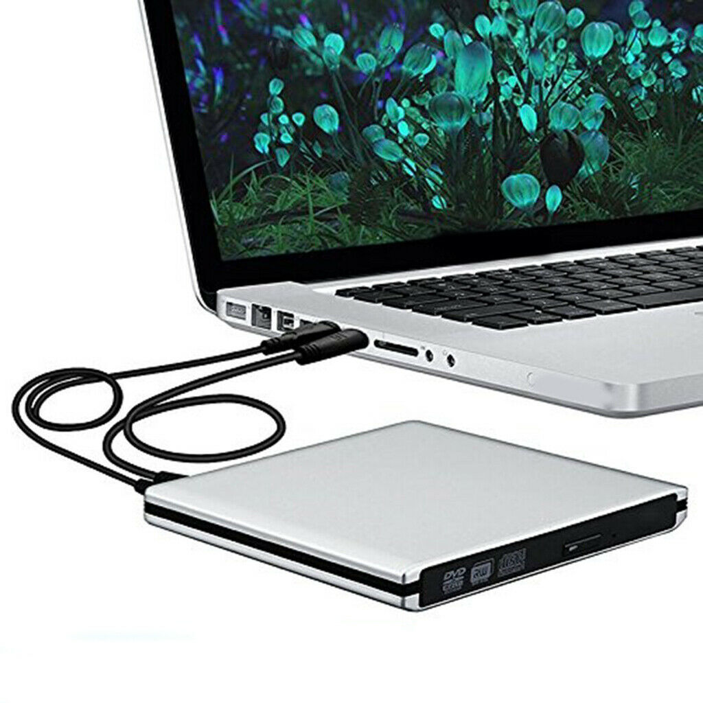 External DVD Drive, Portable DVD RW / CD RW USB 3.0 CD DVD Burner Reader Writer