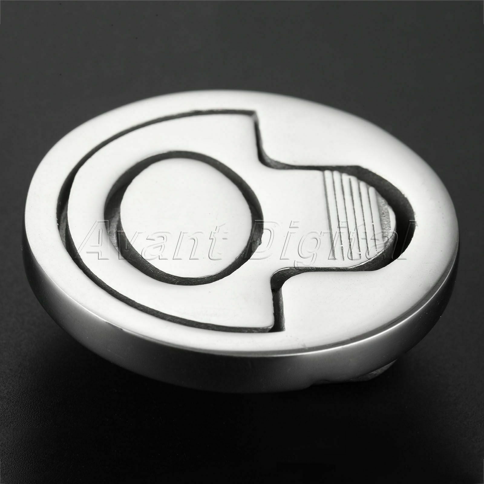 4x Flush Pull Lift Handle Ring Round AISI 316 stainless steel for Yachts Marine