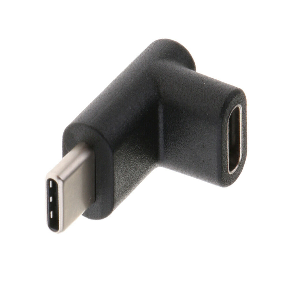 90Degree USB C Type C Male to Female Adapter Extension Adapter for Laptop