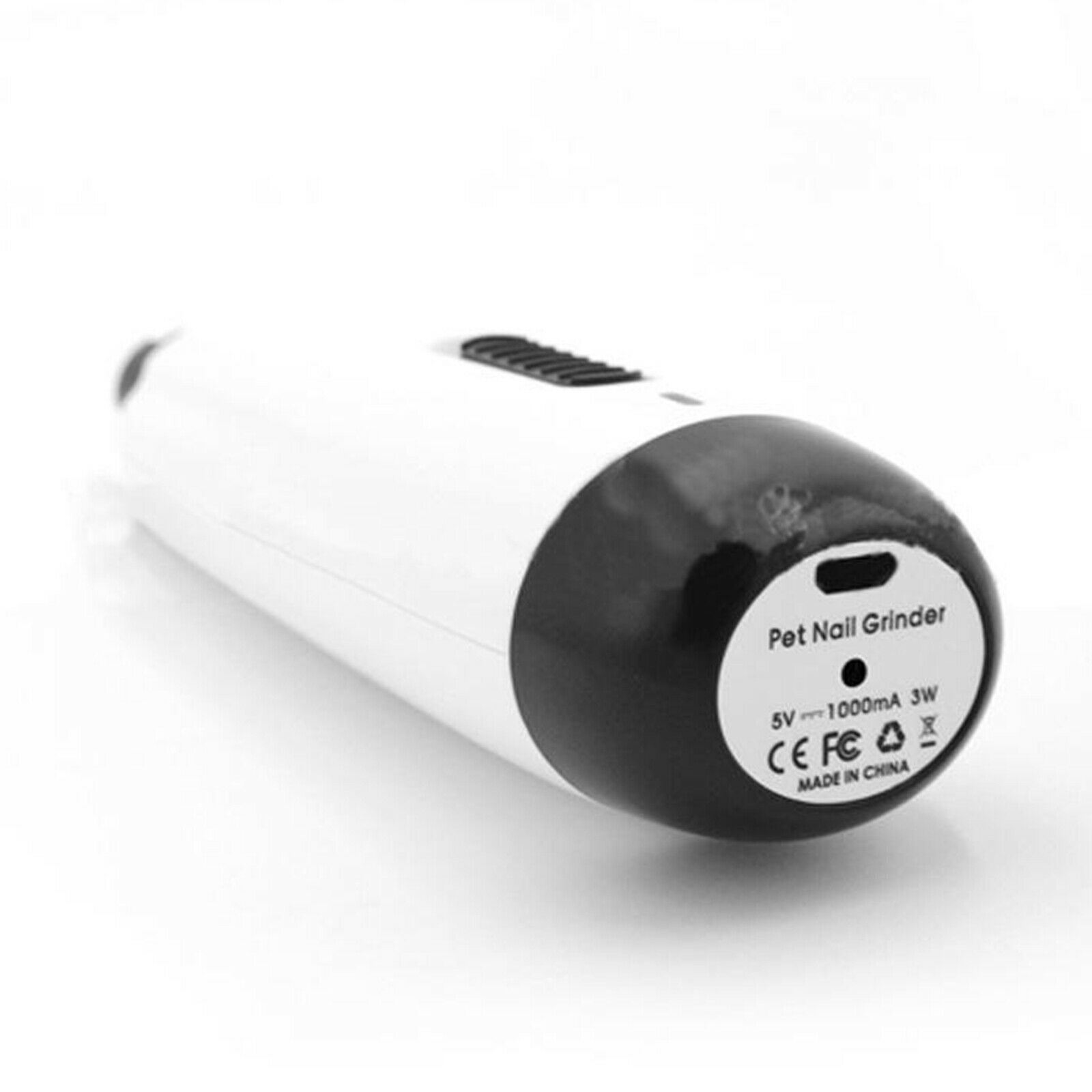Dog Nail Grinder Clipper - Professional Rechargeable Electric Pet Nail Trimmer -