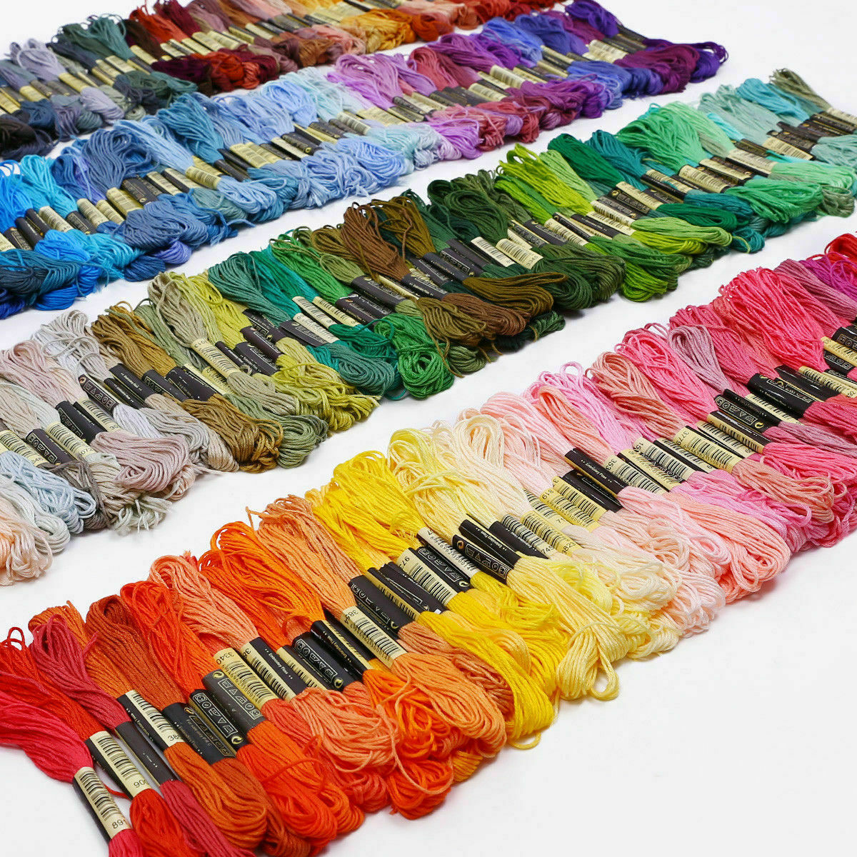 50X Cotton Cross Floss Stitch Thread Yarn Embroidery Sewing Skeins Multi-Colors