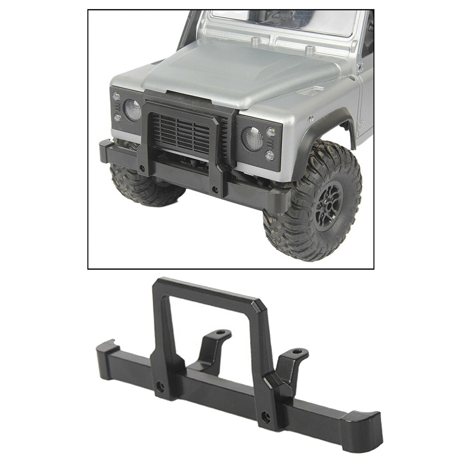 RC Front Bumper Replace Parts Accessory for MN D90 D91 D96 MN99 MN99S Black