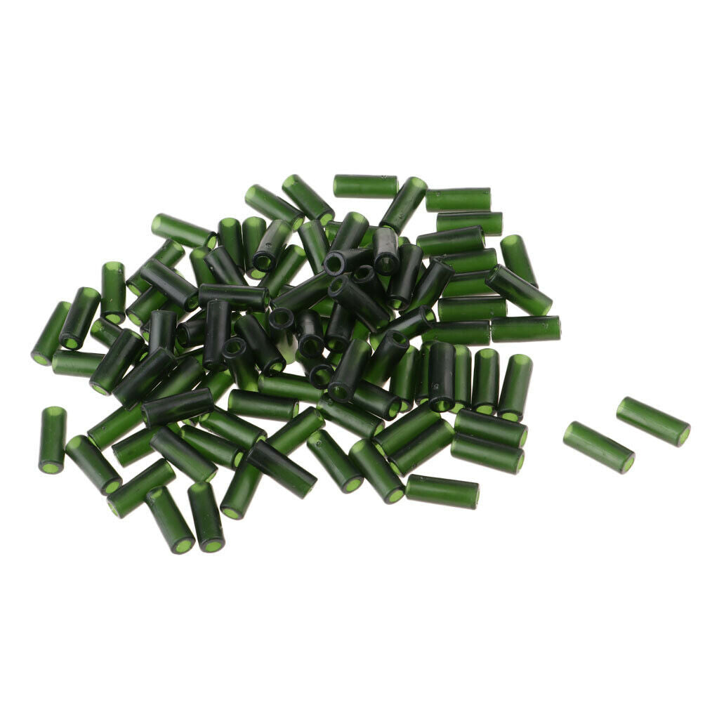 100pcs Rubber Shock Beads 17mm Rig Making Buffer Beads Carp